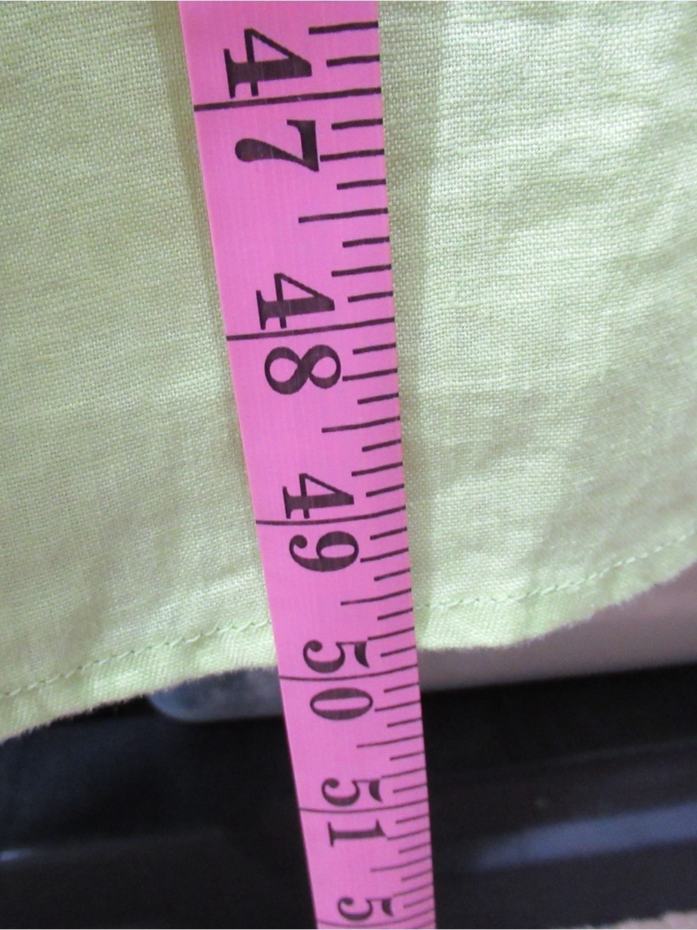 EILEEN FISHER Organic-Linen Square-Neck Dress Honeydew Size Large - Picture 16 of 17